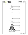 SPIDER * Colgante LED 20W 3000K
